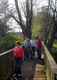 Spaziergang im Schlosspark Kalbsrieth